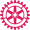Logo Rotary International (rose sans texte)